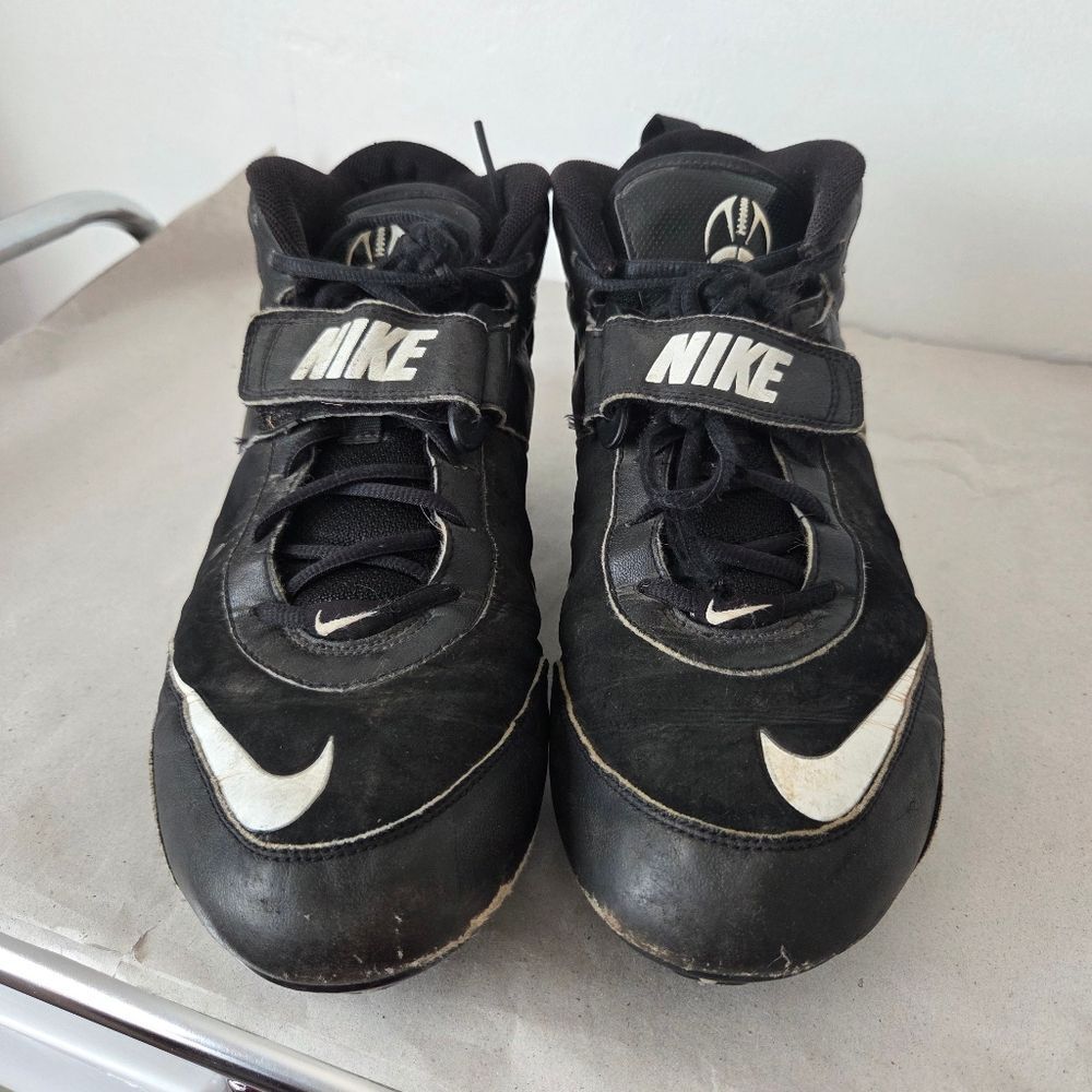 2008 Nike Merciless Shark Football Cleats Spikes Athletic Shoes Black Men's 11